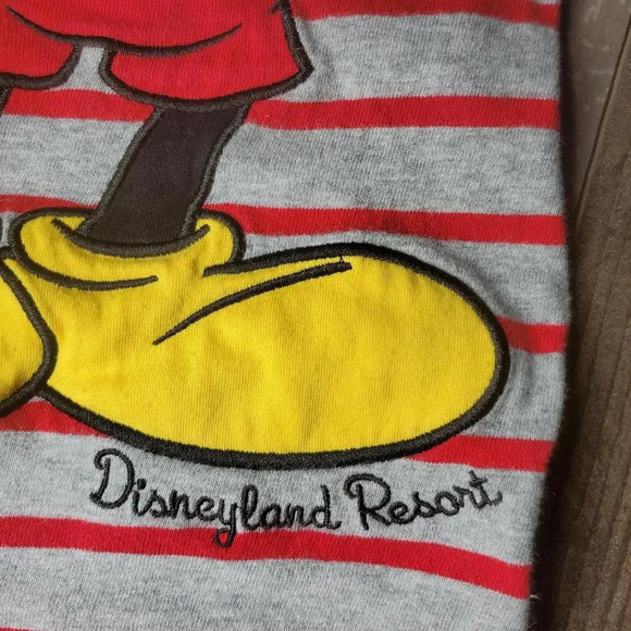 Disneyland Resort Striped Mickey Mouse Baby Bodysuit Size 12m NWOT - Picture 8 of 11